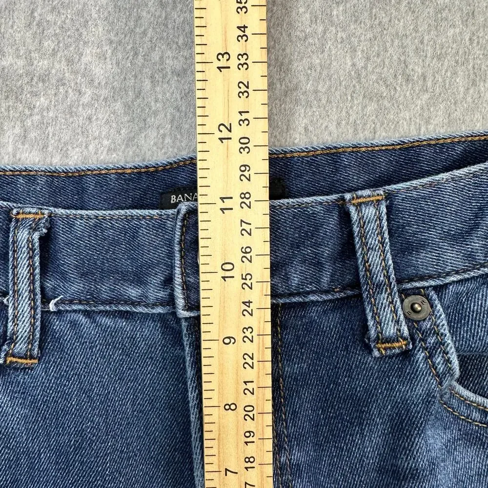 Banana Republic Jeans Mens Size 32x35 Dark Wash Denim Regular Fit Straight Leg